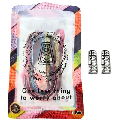 Elastische veters zonder strikken glitter 6mm bling magnetische sluiting candy in luxe verpakking